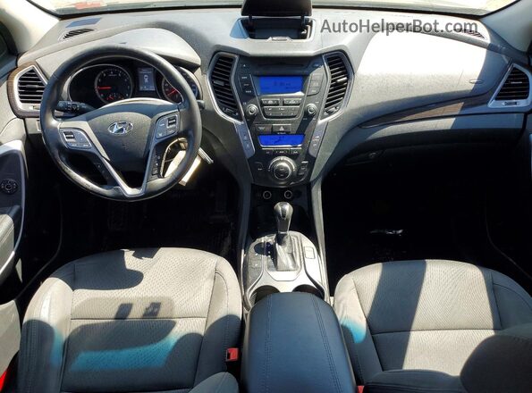 5XYZUDLB0GG308841 2016 HYUNDAI SANTA Black Widok deski rozdzielczej