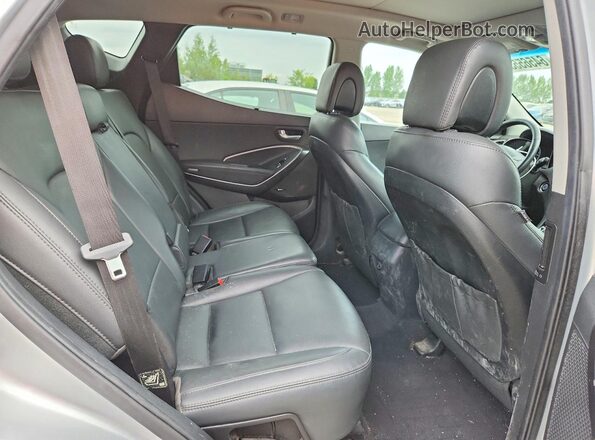 5XYZUDLB0HG455520 2017 HYUNDAI SANTA Silver Widok wnętrza z tyłu