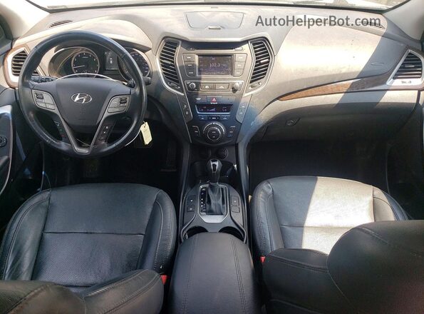 5XYZUDLB3HG422348 2017 HYUNDAI SANTA White Вид панелі приладів