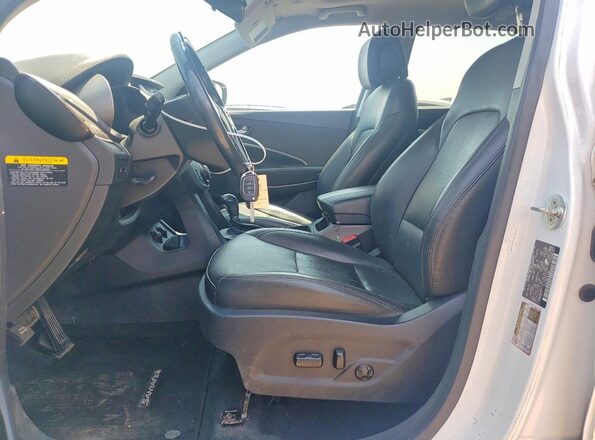 5XYZUDLB3HG422348 2017 HYUNDAI SANTA White Вид салону спереду