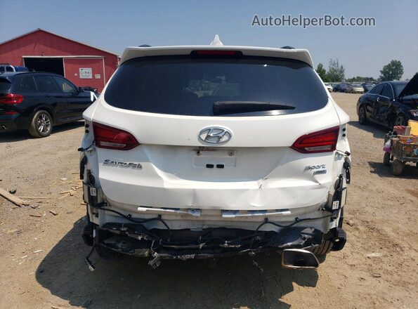 5XYZUDLB3HG422348 2017 HYUNDAI SANTA White Вид ззаду