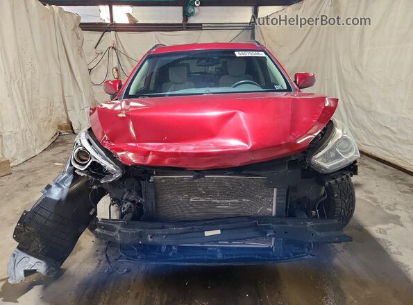 5XYZUDLB5HG390857 2017 HYUNDAI SANTA Red Widok z przodu