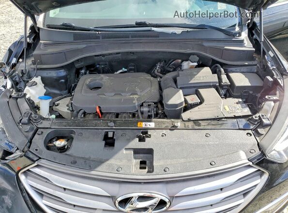5XYZUDLB5JG518827 2018 HYUNDAI SANTA Black Շարժիչի բաժամունքի տեսք