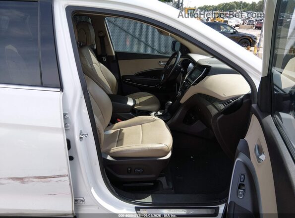 5XYZUDLB6HG415782 2017 HYUNDAI SANTA FE SPORT White Вид салону спереду