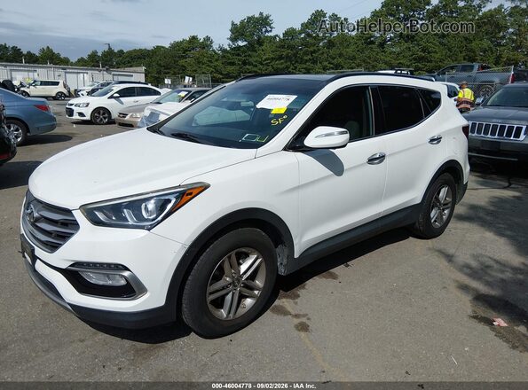 5XYZUDLB6HG415782 2017 HYUNDAI SANTA FE SPORT White Передня ліва чверть