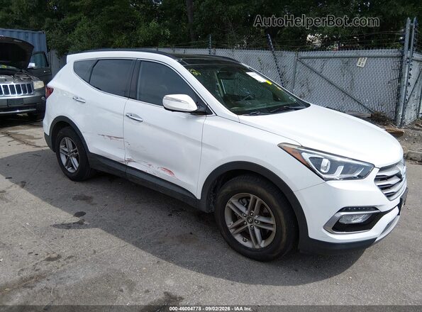 5XYZUDLB6HG415782 2017 HYUNDAI SANTA FE SPORT White Вид спереду