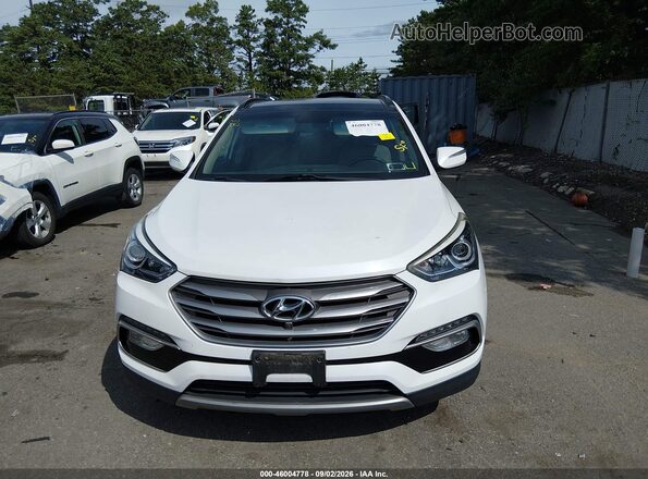 5XYZUDLB6HG415782 2017 HYUNDAI SANTA FE SPORT White Вид щитка приладів