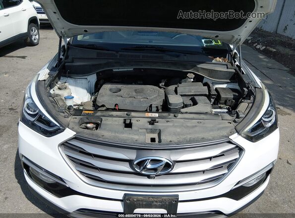 5XYZUDLB6HG415782 2017 HYUNDAI SANTA FE SPORT White Вид ззаду