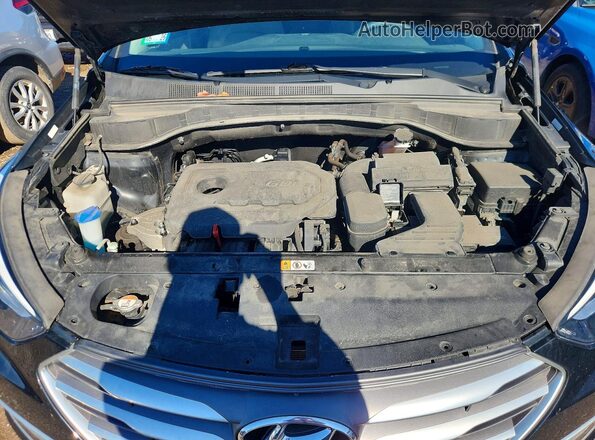 5XYZUDLB6JG547379 2018 HYUNDAI SANTA Gray Vista interior trasera
