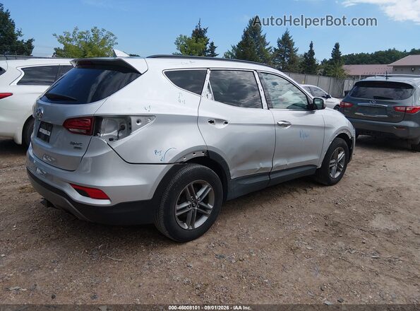 5XYZUDLB8HG385443 2017 HYUNDAI SANTA FE SPORT Silver Задня права чверть