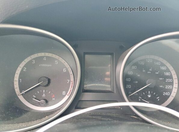 5XYZUDLB8JG519941 2018 HYUNDAI SANTA Charcoal Вид щитка приладів