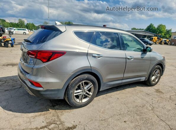 5XYZUDLBXHG378882 2017 HYUNDAI SANTA Gray Задня права чверть