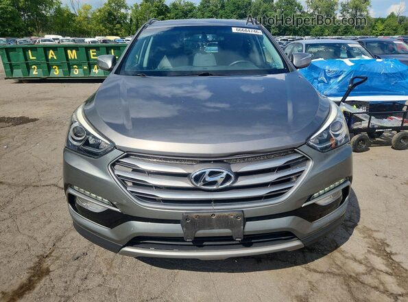 5XYZUDLBXHG378882 2017 HYUNDAI SANTA Gray Вид спереду