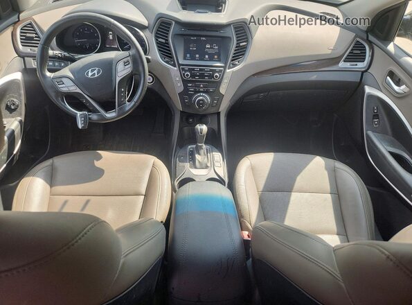 5XYZUDLBXHG378882 2017 HYUNDAI SANTA Gray Вид панелі приладів