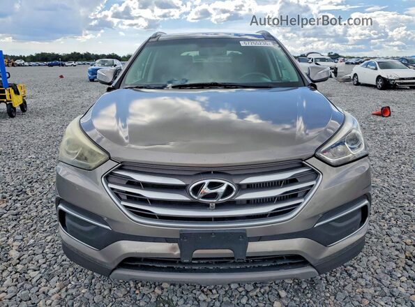 5XYZW4LA3HG384606 2017 HYUNDAI SANTA Gray Widok z przodu