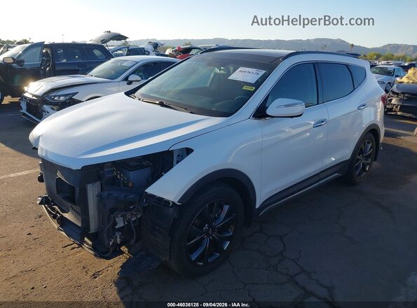 5XYZW4LA5HG436883 2017 HYUNDAI SANTA FE SPORT White Przód lewy