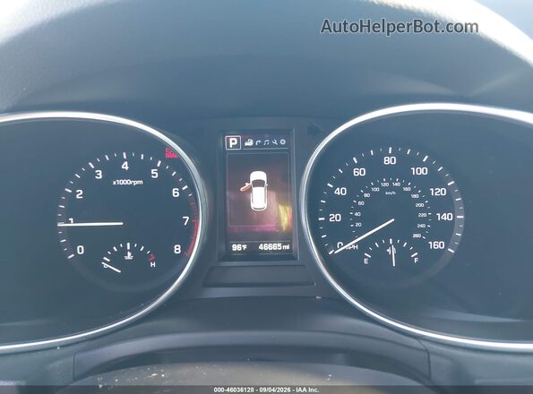 5XYZW4LA5HG436883 2017 HYUNDAI SANTA FE SPORT White Widok tylnych siedzeń