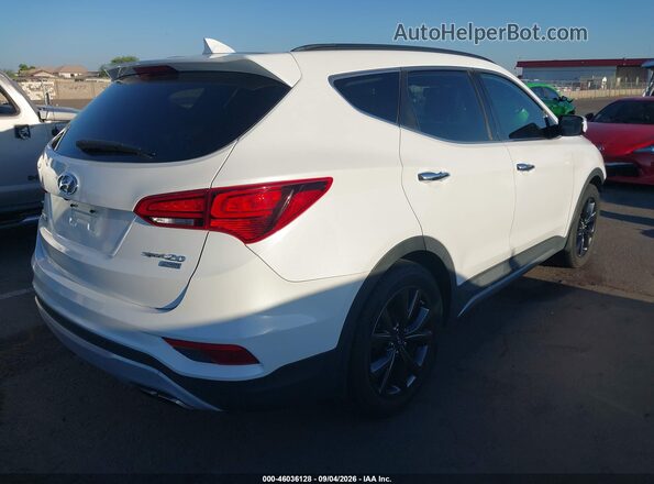 5XYZW4LA5HG436883 2017 HYUNDAI SANTA FE SPORT White Tył prawy