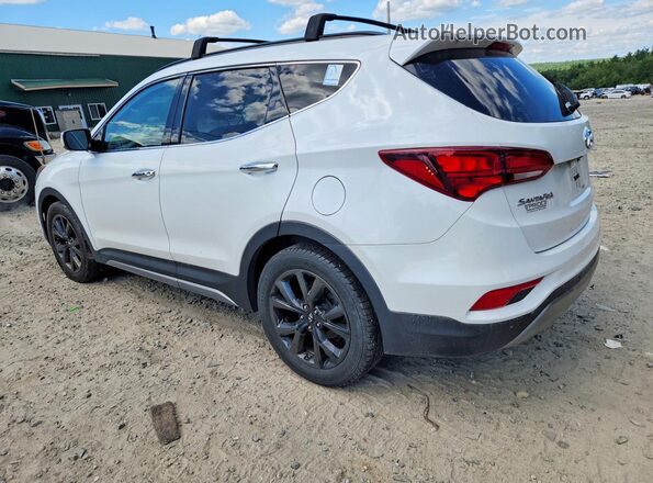 5XYZWDLA1HG393949 2017 HYUNDAI SANTA White Trasero izquierdo