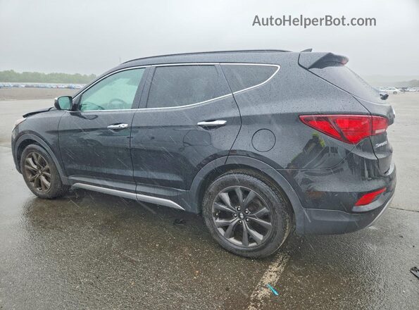 5XYZWDLA2JG535148 2018 HYUNDAI SANTA Black უკანა მარცხენა