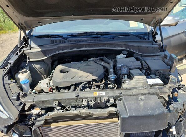 5XYZWDLA3JG563671 2018 HYUNDAI SANTA Silver Вид підкапотного простору