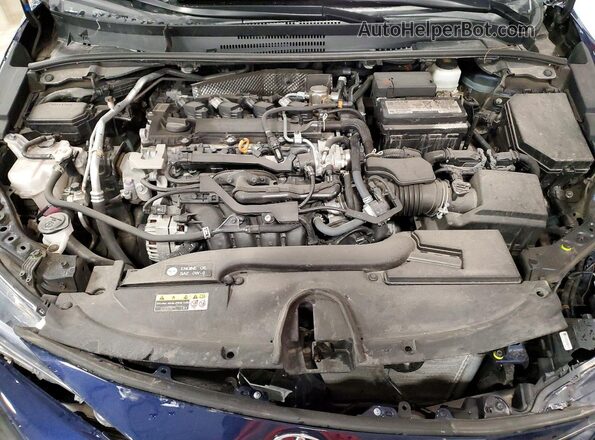5YFB4MBEXRP187439 2024 TOYOTA COROLLA Blue Rear interior view