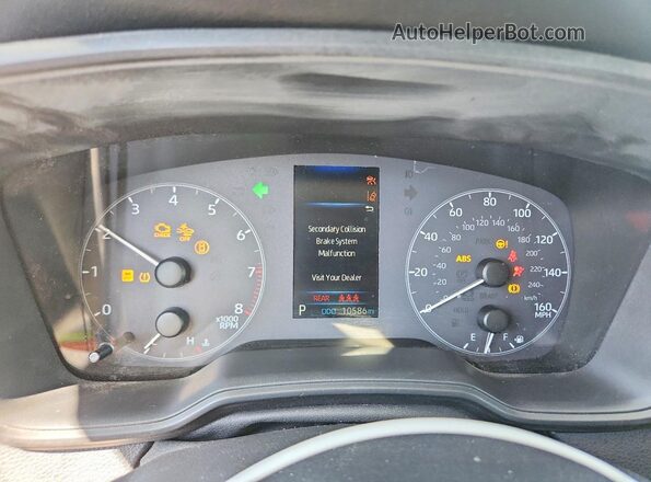 5YFB4MDE1SP247854 2025 TOYOTA COROLLA Blue Instrument cluster view