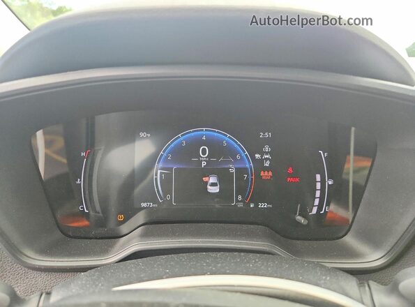 5YFB4MDE2TP447109 2026 TOYOTA COROLLA Black Вид щитка приладів