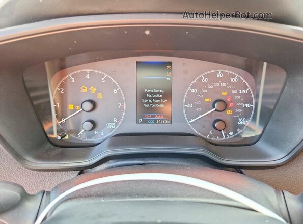5YFB4MDE4SP286227 2025 TOYOTA COROLLA Black Instrument cluster view