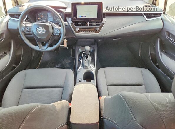 5YFB4MDE4SP286227 2025 TOYOTA COROLLA Black Dashboard view
