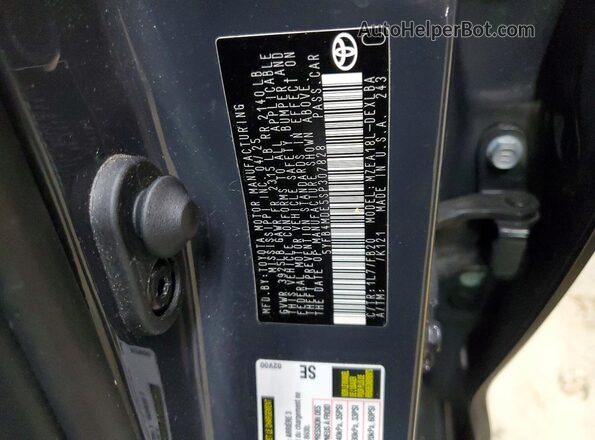 5YFB4MDE5SP307828 2025 TOYOTA COROLLA Gray ძრავის განყოფილების ხედი