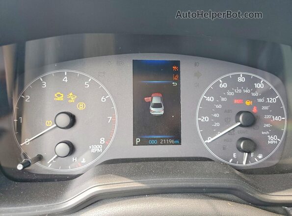 5YFB4MDE6SP267503 2025 TOYOTA COROLLA Silver Instrument cluster view