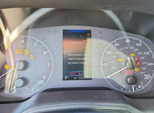 5YFB4MDE6SP353121 2025 TOYOTA COROLLA Blue ხელსაწყოთა პანელის ხედი