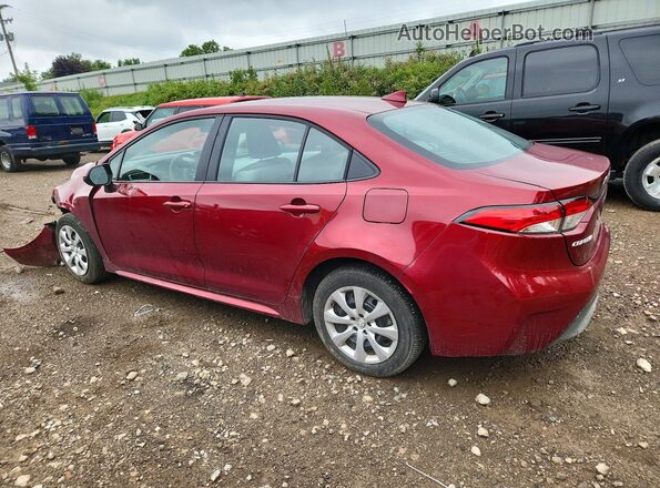 5YFB4MDE7SP305840 2025 TOYOTA COROLLA Red Trasero izquierdo