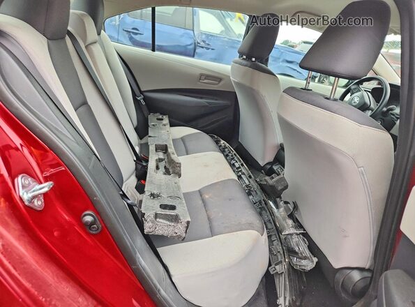 5YFB4MDE7SP305840 2025 TOYOTA COROLLA Red Vista de los asientos traseros
