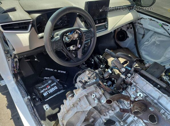 5YFB4MDE9SP283727 2025 TOYOTA COROLLA White Vista del salpicadero