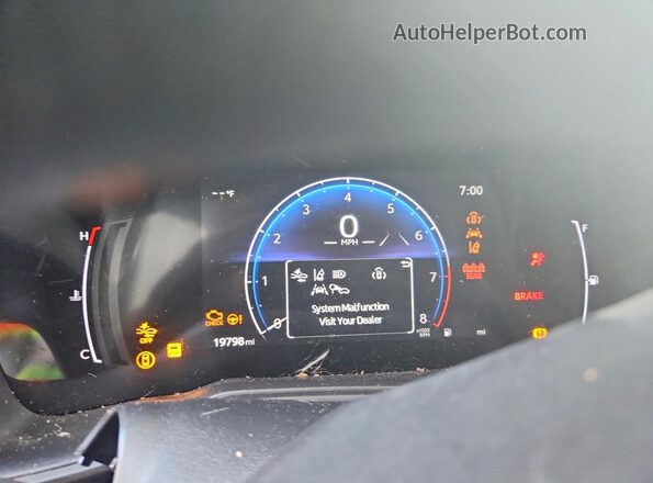 5YFB4MDEXTP382848 2026 TOYOTA COROLLA Silver Սարքավորումների վահանակի տեսք