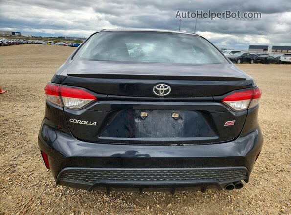 5YFB4RBE0LP015862 2020 TOYOTA COROLLA Black Widok z tyłu