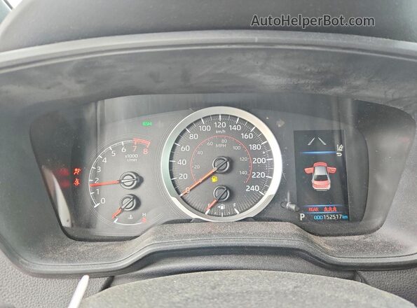 5YFB4RBE0LP015862 2020 TOYOTA COROLLA Black Widok zestawu wskaźników