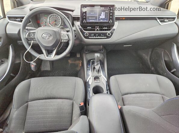 5YFB4RBE0LP015862 2020 TOYOTA COROLLA Black Widok deski rozdzielczej