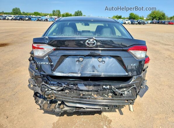 5YFBPMBE1MP255790 2021 TOYOTA COROLLA Black Вид ззаду