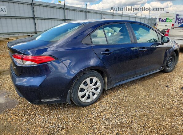 5YFBPMBE2MP153690 2021 TOYOTA COROLLA Blue Trasero derecho