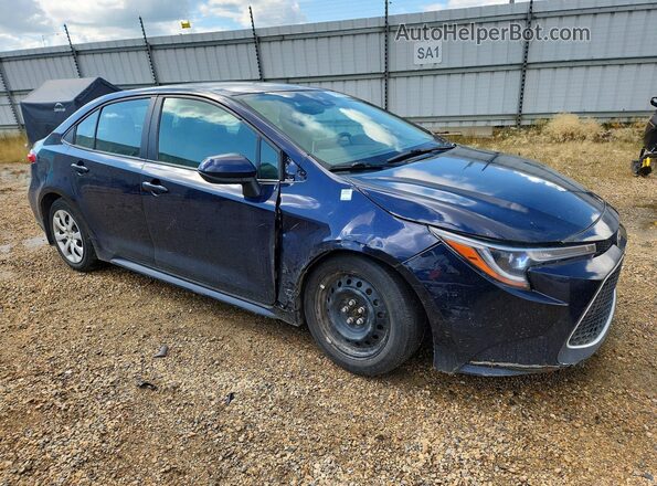 5YFBPMBE2MP153690 2021 TOYOTA COROLLA Blue Delantero derecho