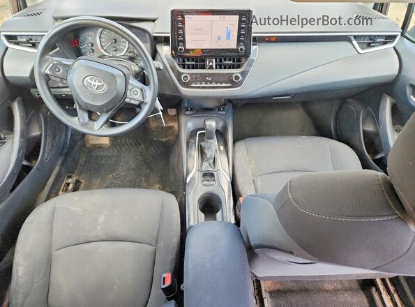 5YFBPMBE2MP153690 2021 TOYOTA COROLLA Blue Vista del salpicadero