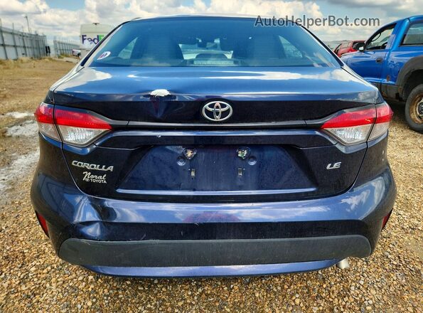 5YFBPMBE2MP153690 2021 TOYOTA COROLLA Blue Vista trasera
