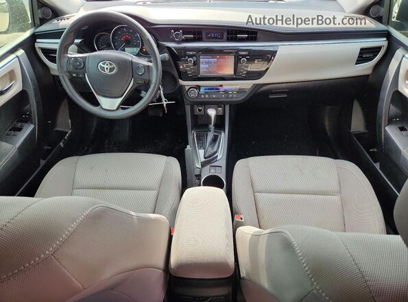 5YFBURHE0GP404207 2016 TOYOTA COROLLA White Вид панелі приладів