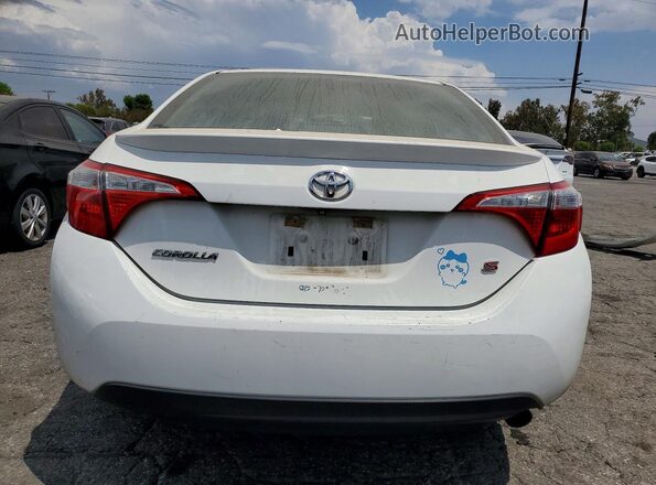 5YFBURHE0GP437546 2016 TOYOTA COROLLA White უკანა ხედი