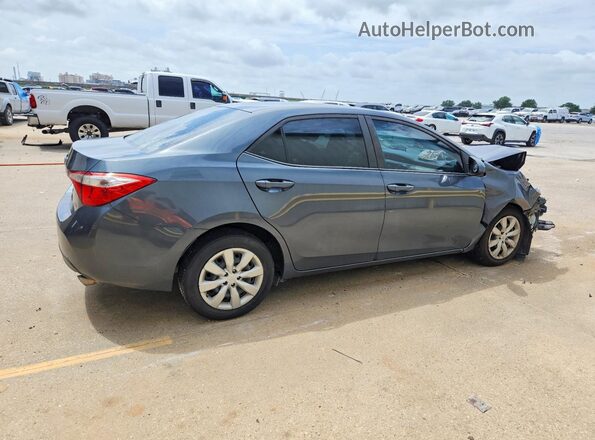 5YFBURHE2GP453053 2016 TOYOTA COROLLA Blue Trasero derecho