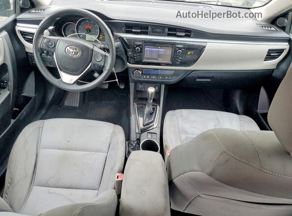 5YFBURHE2GP484531 2016 TOYOTA COROLLA Black Vista del salpicadero