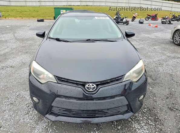 5YFBURHE2GP484531 2016 TOYOTA COROLLA Black Vista frontal